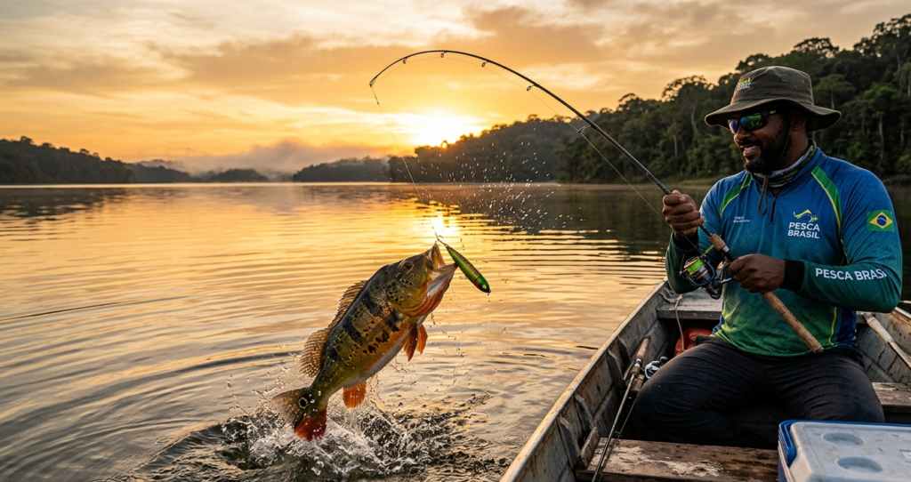 Descubra o melhor horário para pescar tucunaré