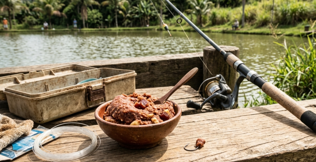 isca caseira para tambaqui usada em pesqueiro